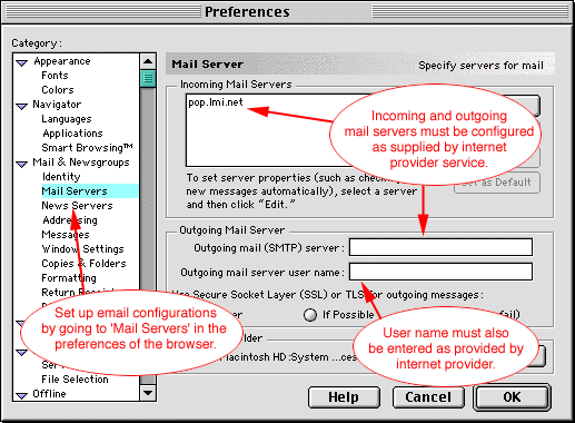 set email preferences